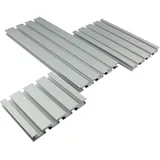 KosmosProfil ALU Profil 15x120mm Nut 8 Aluminium Systemprofil Typ I 100mm-2000mm - silber
