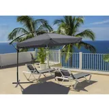 Garden Pleasure Ampelschirm Ø 300 cm anthrazit