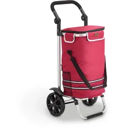 3in1 Einkaufstrolley - 56 L Kapazität - Rot