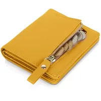 moorle Damen Geldbörse Portemonnaie gelb