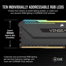 Corsair Vengeance RGB PRO SL 32GB DDR4-3200 - Schwarz