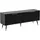 FineBuy Lowboard 150 cm Schwarz/Eiche Modern 150x60x39 cm Metall/MDF/Spanplatte