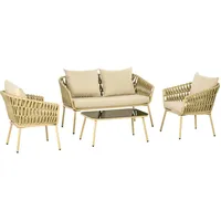Outsunny Gartenmöbel-Set, Polyester