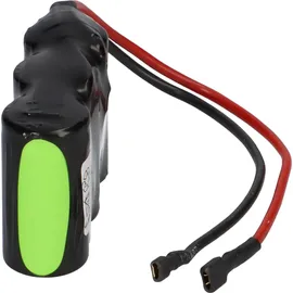 Akkuman Notleuchtenakku NiMH 3,6V 4000mAh F1x3 Baby C mit Kabel und Faston-Buchsen -4,8mm / +6,3mm