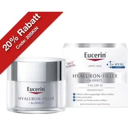 Eucerin Anti Age Hyaluron-Filler Tagespflege Creme trockene Haut