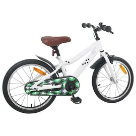 vidaXL Kinderfahrrad 18 Zoll weiß