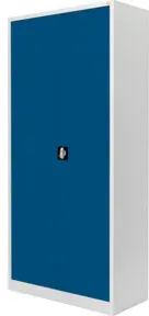 STIER Universalschrank mit 4 Fachböden 1950x920x420mm enzianblau verschweißt