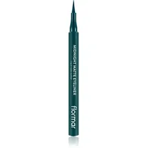 Flormar Augen-Make-up EyelinerMidnight Matte Eyeliner 04 Green 1 ml