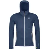 Ortovox Fleece Hoodie Blau/Weiß S