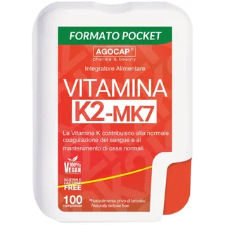 agocap - Integratore alimente a base di Vitamina K2 MK7 100 pz Compres