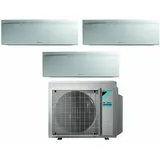 Daikin Bluevolution Trial Split Inverter Klimagerät Serie EMURA WHITE III 9+9+18 mit 3MXM68N R-32 Wi-Fi Integrated 9000+9000+18000 Farbe Matt Weiß