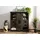 Massivmoebel24 Highboard 142 x 147 x 45 cm Grau