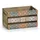 Zeller Deko-Kiste Mosaik 24 x 14 x 13,5 cm 1-tlg. braun