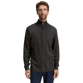 Tom Tailor Strickjacke BASIC KNIT JACKET in Schwarz | Gr.: XXL