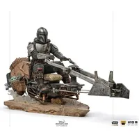 Iron Studios Star Wars - On Speederbike Statue Deluxe Art Scale 1/10