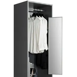 SOTech Schrankspiegel 1155 x 305 mm Anthrazit ausziehbar Schwenkbar 180°