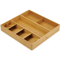 Joseph Joseph - DrawerStore Bamboo Besteck Organizer, groß