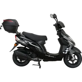 Alpha Motors CityLeader 50 ccm 3,0 PS 45 km/h schwarz inkl. Topcase