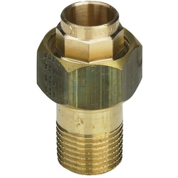 Viega Rohrverschraubung 94341G konischdichtend in 22mm x R1 Rotguss 109080