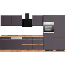 kochstation Küchenzeile KS-Riesa 360 cm braun