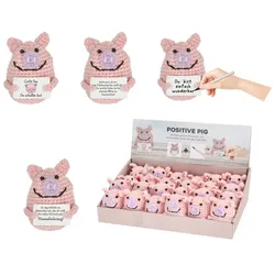 Häkelschweinchen POSITIVE PIG