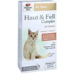 Doppelherz für Tiere Haut&Fell Complex für Katzen