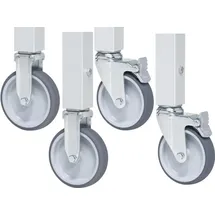 Rau Rollensatz 2 Bock- und 4 Lenkrollen