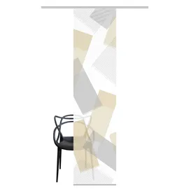 Vision "NAYAH" Gr. 1, gold (goldfarben), B:60cm H:260cm, Polyester, Gardinen, SCHIEBEVORHANG, BAMBUS, DIGITALDRUCK