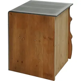 Mendler Nachttisch HWC-L76 60 x 50 x 40 cm Braun