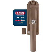 ABUS Abschließbarer Fenstergriff FG300A AL0145 - Fensterknauf mit Alarm gleichschließend - ABUS-Sicherheitslevel 7 - 71896 - braun