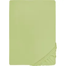 biberna 0077866 Jersey-Elastic 120 x 200 - 130 x 220 cm pistaziengrün