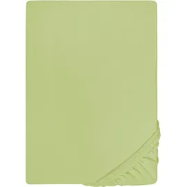 biberna 0077866 Jersey-Elastic 120 x 200 - 130 x 220 cm pistaziengrün