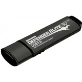 Kanguru Defender Elite30 - 256GB - FIPS 197 (256 GB, USB-A), USB Stick, Schwarz
