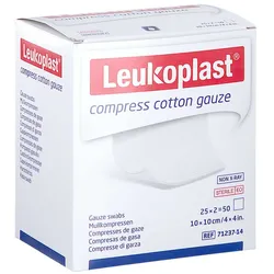 Leukoplast Compress Cotton Gauze St.10x10cm 12f