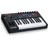 M-Audio Oxygen Pro 25 – 25-Tasten USB MIDI Keyboard Controller mit Beat Pads, MIDI-zuweisbaren Drehreglern, Tasten und Native Instruments Soundpaket (NKS Integration)