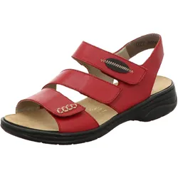 Rieker Damen Sandale bequem  in rot