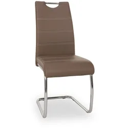 Freischwinger HARPER HANDA - Lederlook - BHT 43x98x59 cm