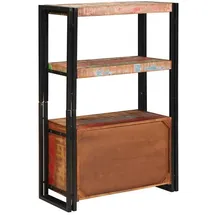 vidaXL Bücherregal mit Türen 1-tlg. Braun