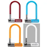 Kryptonite KryptoLok Serie 2 Mini-7 Bügelschloss, Schlüssel hellorange (001577)