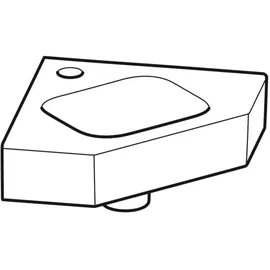 Geberit iCon xs Eckwaschtisch 33 x 33 cm (124729600)