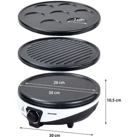 Syntrox 3 in 1 Crepes Maker Pfannkuchen Eierkuchen Elektrogrill Luzern
