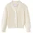 vidaXL Kinder-Strickjacke Schneeweiß 116