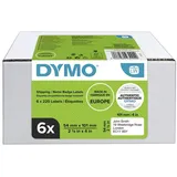 Dymo Etiketten Rolle Kombi-Pack 2093092 2093092 101 x 54 mm Papier Weiß 1320 St. Permanent haftend Versand-Etiketten