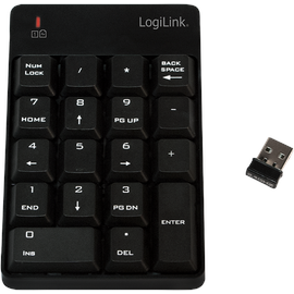 Logilink Wireless Keypad schwarz (ID0120)