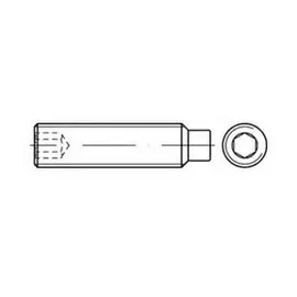 Industrial Quality Supplies Gewindestift DIN 915 M3 x 10 1000 Stück