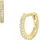 Fossil Creolen Ellis Pavé Glitz gold 925  JFS00630710