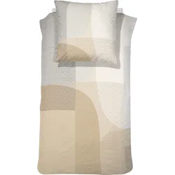 damai Bettwäsche »Moore«, elegante Farbkombinationen damai cream B/L: 155 cm x 220 cm