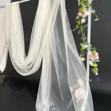 1m x 160cm Soft Tüllstoff,Tüll Stoffe zum Nähen,Netzstoff Dekostoff Drapierstoff für Arbor Hochzeit Vorhang Hochzeitsbogen Freihanddeko Torbogen Zeremonie Party Dekor Kleid Tüllrock Schleier,Beige