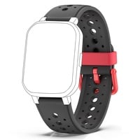 DIGEEHOT Kinder Smatwatch Uhrenarmband, Kinder Fitnessuhr Ersatz-Uhrenarmbänder für H79 (Schwarz)