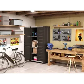 KETER Kunststoffschrank 54 x 89 x 188 cm Schwarz